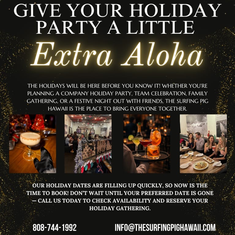 Book Your Holiday Party Before It’s Too Late!