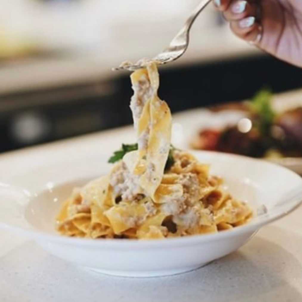 Pork Bolognese Bianco.