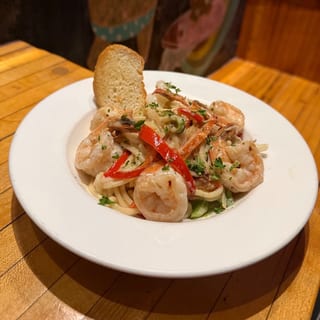 Tequila Cream Shrimp Pasta