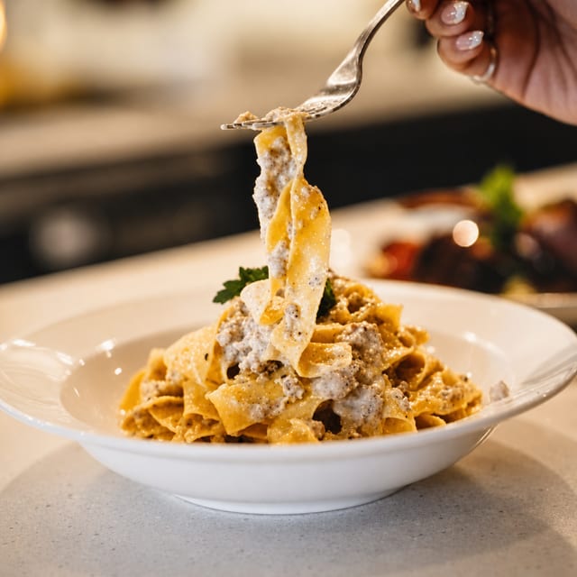 Pork Bolognese Bianco.